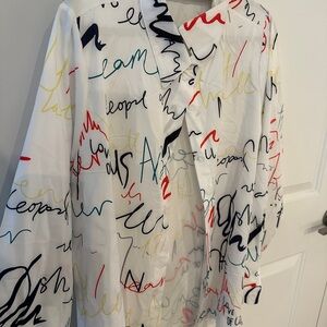 Stylish Multicolor Graphic 2XL Women’s Shirt